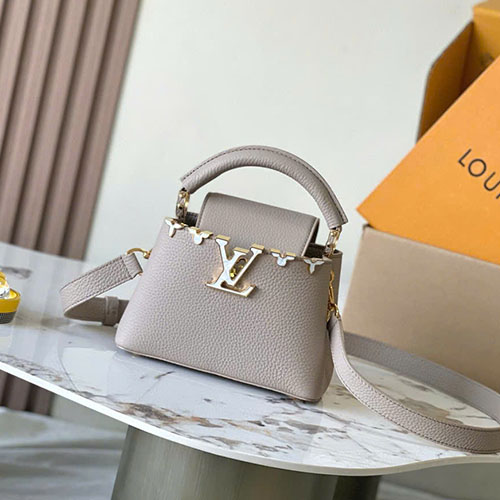Túi Xách LV Capucines Mini Màu Xám M40995 Like Auth 21 cm