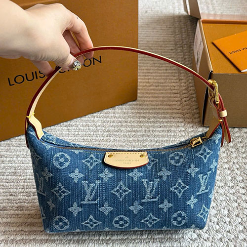 Túi Xách LV Denim Shoulder Bag Full Box 20 cm