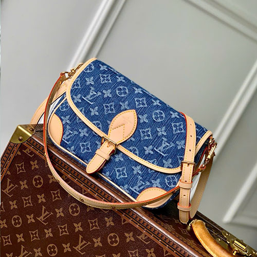 Túi Xách LV Diane Monogram Denim M13070 Siêu Vip 24 cm