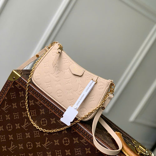 Túi Xách LV Easy Pouch M14421 Màu Be Kem Siêu Vip Size 19 cm