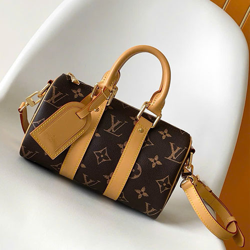 Túi Xách LV Keepall 25 M14026 Màu Nâu Siêu Cấp Size 25 cm