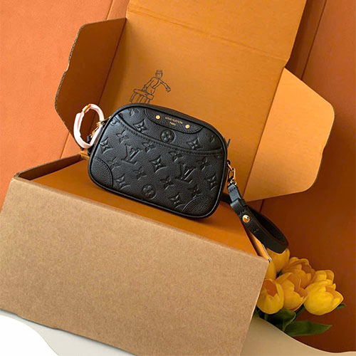 Túi xách LV like auth Tiny Camera Bag Monogram Empreinte - màu đen
