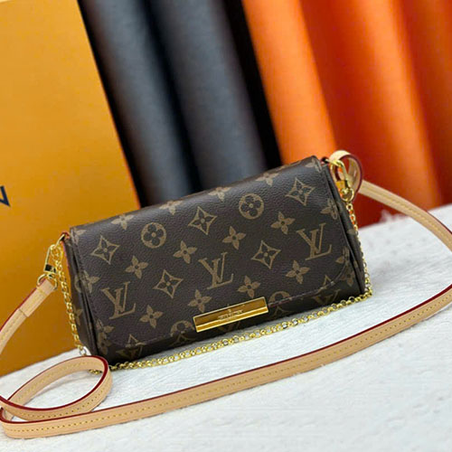 Túi Xách LV Monogram Favorite PM Hoa Nâu Super Size 24cm M40717