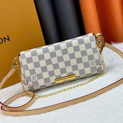 Túi Xách LV Monogram Favorite PM Màu Trắng Super Size 24cm M40717