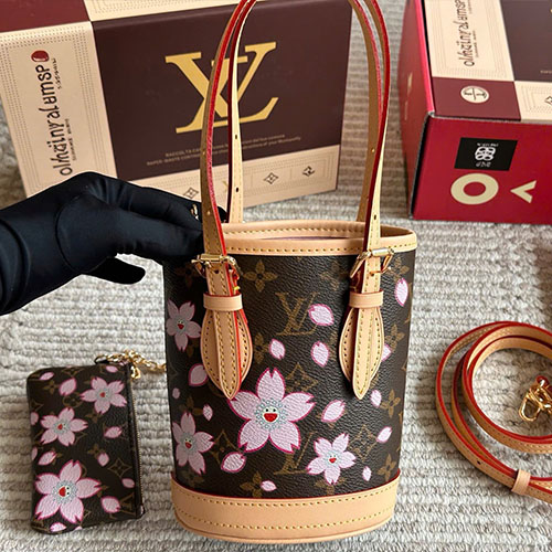 Túi Xách LV Nano Bucket Bag M13417 Full box Size 17cm
