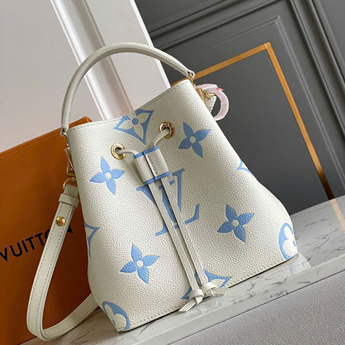Túi Xách LV Néonoé White & Blue M24048 Siêu Cấp Size 20cm