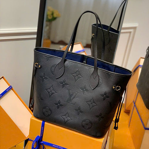 Túi Xách LV Neverfull M45685 Màu Đen Siêu Vip Size 32cm