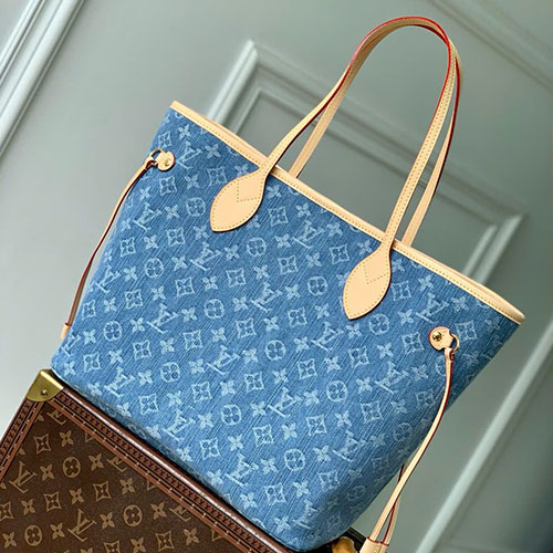 Túi Xách LV Neverfull MM Monogram Denim M13192 Siêu Vip 31 cm