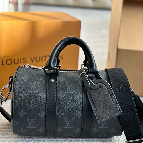 Túi Xách LV Nigo Keepall XS Pillow Bag Màu Đen Full Box 25 cm