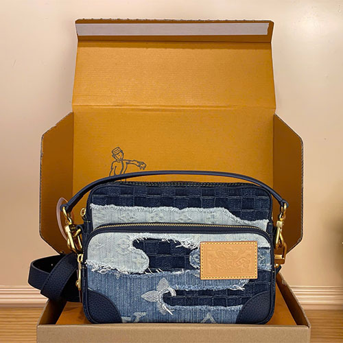 Túi xách LV Nil Denim Damier Patchwork – M15296 – VIP