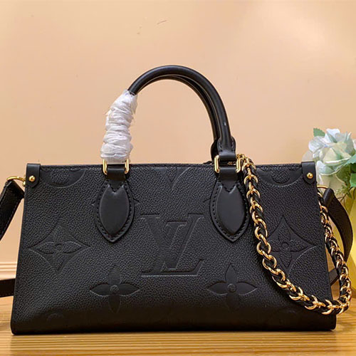 Túi xách LV OnTheGo East West Monogram Empreinte – Màu đen dập nổi