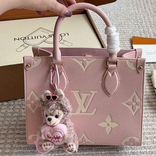 Túi Xách LV Onthego Mini Màu Hồng Full Box 25 cm