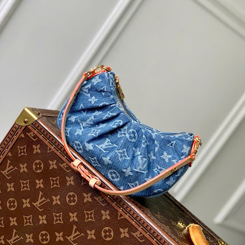 Túi Xách LV Pochette Valley M13571 Màu Xanh Jean Siêu Vip Size 21 cm