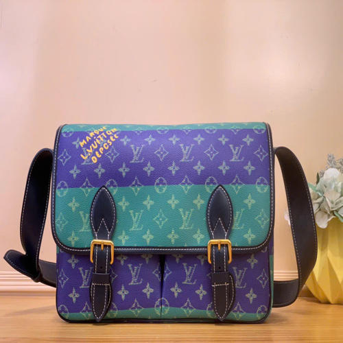 Túi Xách LV Satchel Mailbag VIP M15187 Xanh Lục