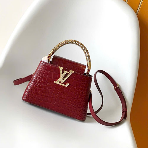 Túi xách LV siêu cấp Capucines Mini Exceptionals