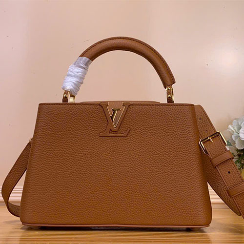 Túi xách LV siêu vip Sac Capucines BB - màu nâu