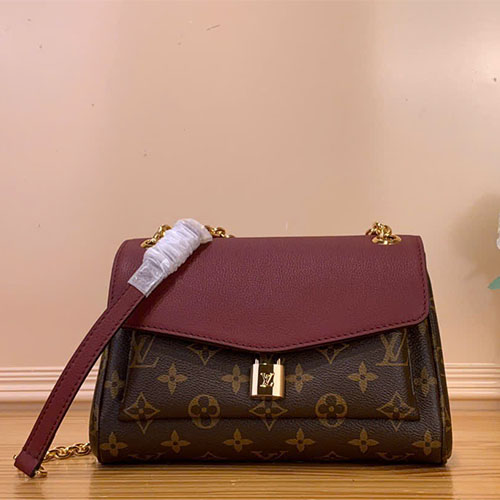 Túi xách LV siêu vip Sac Saint-Germain BB - đỏ rượu