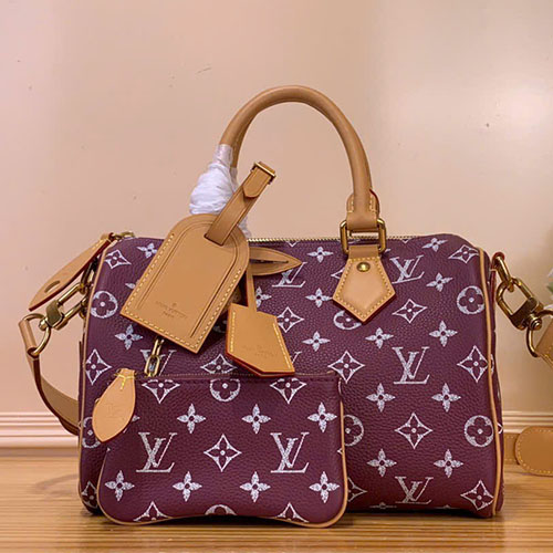 Túi Xách LV Siêu Vip Speedy P9 Bandouliere 25