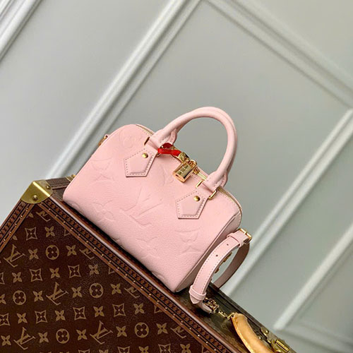 Túi Xách LV Speedy Bandoulière 20 M58953 Màu Hồng Siêu Vip Size 20.5 cm