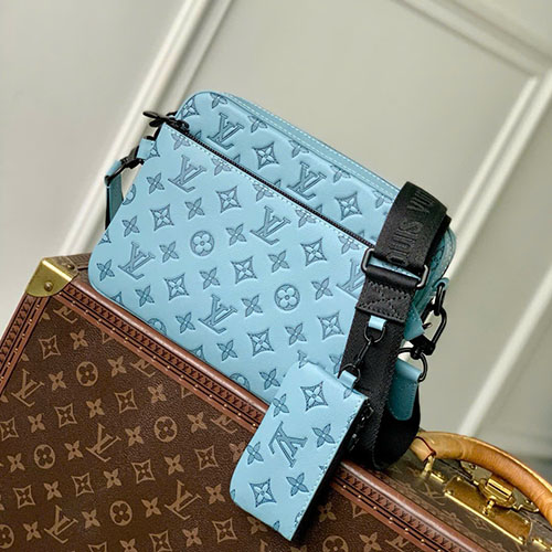 Túi Xách LV Trio Messenger Monogram Shadow M14781 Siêu Vip 25 cm