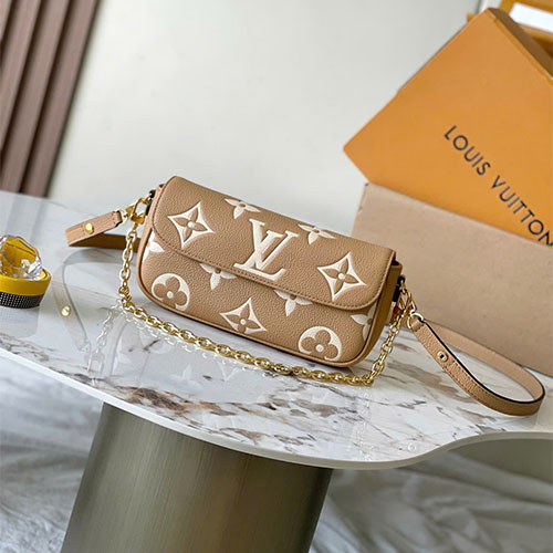 Túi xách LV Wallet On Chain – M12758 – Siêu VIP - màu nâu