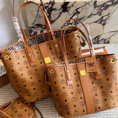 Túi xách MCM reversible shopping bag hàng full box