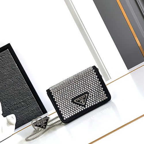 Túi Xách Mini Pha lê Prada 1MR024N Siêu Cấp Size 11.5cm