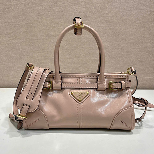 Túi xách Mini Prada 1BA486 Mini Top Handle Bag Da Dầu Lussolf