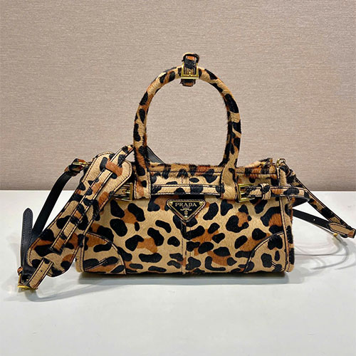 Túi xách Mini Prada 1BA486 Mini Top Handle Bag Da Dầu Lussolf