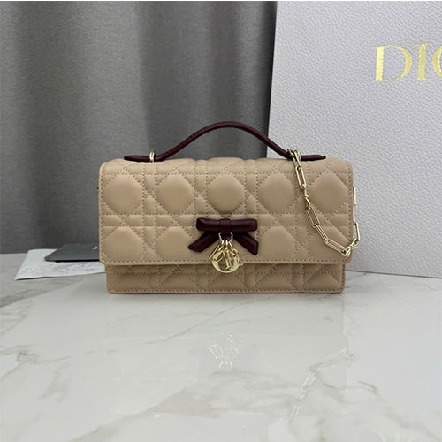 Túi xách My Dior Mini Chain Bag Lambskin Bow – S0984 – Siêu VIP
