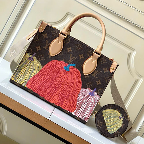 Túi Xách Nhỏ LV × YK OnTheGo Siêu Cấp Size 25cm