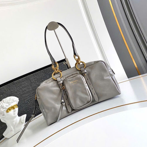 Túi Xách Prada 1BB138 Màu Xám Siêu Cấp Size 30 cm