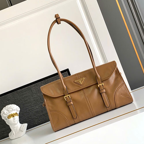 Túi Xách Prada 1BD376 Màu Nâu Siêu Cấp Size 31 cm