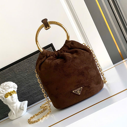 Túi Xách Prada Bucket Mini 1BC227 Siêu Cấp Size 19 cm