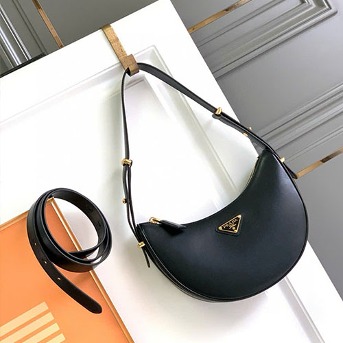 Túi Xách Prada Hobo Da Bò 1BC199 Siêu Cấp Size 18cm
