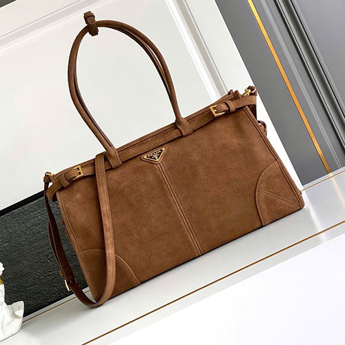 Túi Xách Prada LuxSoft Da Lộn 1BA433 Siêu Cấp Size 38cm