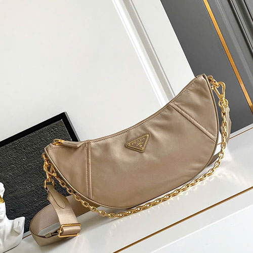 Túi Xách Prada Re-Nylon Màu Nâu 1BH222 Siêu Cấp Size 30 cm