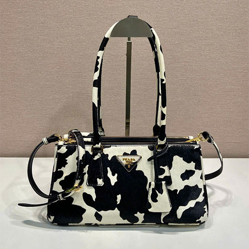 Túi xách Prada siêu cấp galleria 1BA457 màu họa tiết da thú lông ngựa