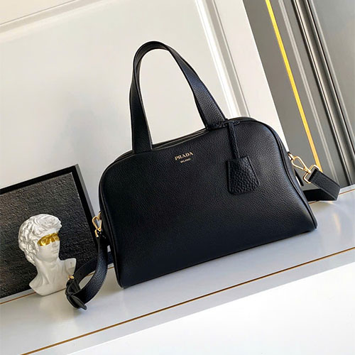 Túi xách Prada siêu cấp – Top Handle Bag 1BB148 - màu đen