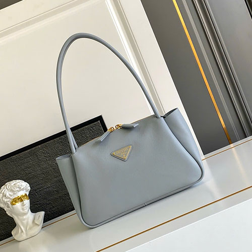 Túi Xách Prada SoftGrain 1BA451 Màu Xanh Dương Siêu Cấp Size 25 cm