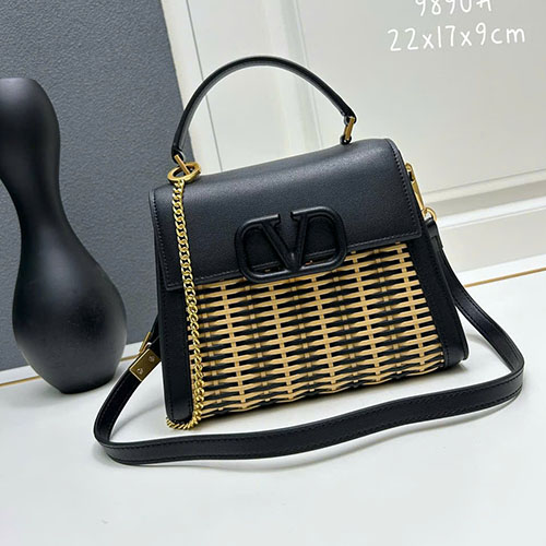 Túi Xách Valentino VSling 9890 Màu Đen Super Size 22 cm