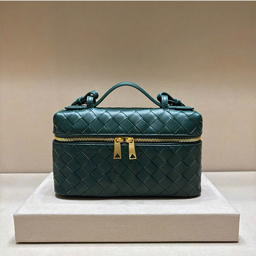 Túi xách woven double zip crossbody siêu VIP