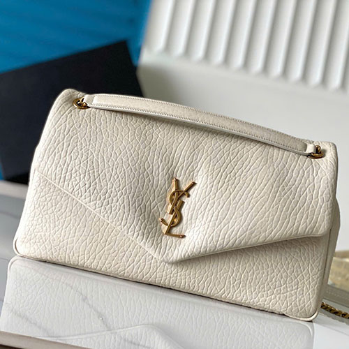 Túi Xách YSL CALYPSO 777399 Màu Trắng Siêu Cấp Size 35 cm