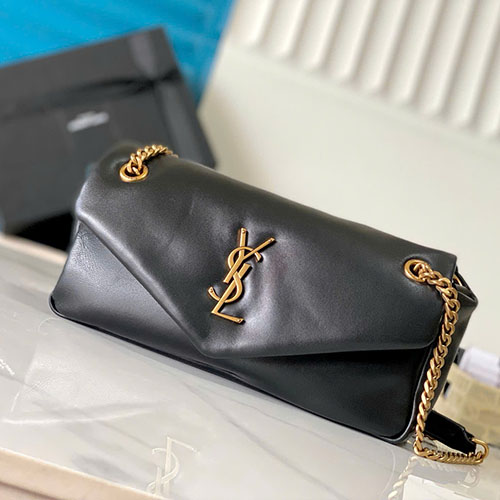 Túi Xách YSL Calypso Mini 734153 Màu Đen Siêu Cấp Size 26 cm
