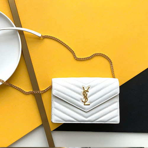 Túi Xách YSL Caviar Leather Mini Bag 393953 Siêu Cấp  Size 19 cm