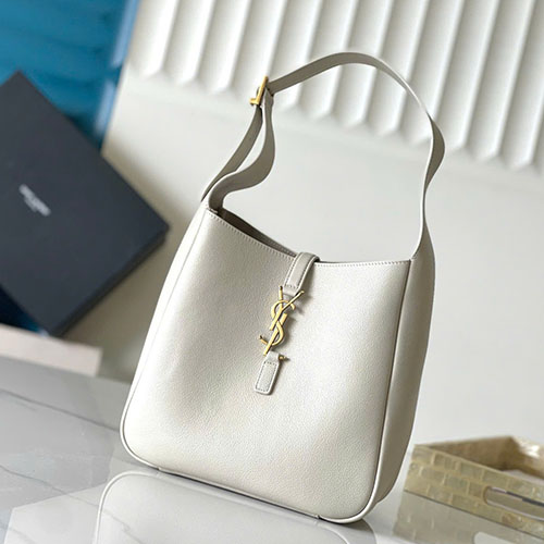 Túi Xách YSL Hobo ROSE 713938 Màu Trắng Siêu Cấp Size 23 cm