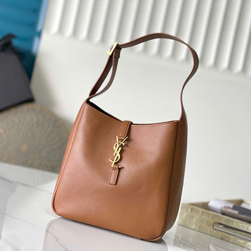 Túi Xách YSL Hobo Rose Màu Nâu 804302 Siêu Cấp Size 22 cm