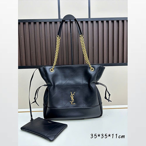 Túi Xách YSL Jamie 4.3 Large Pochon Màu Đen Super Size 35cm
