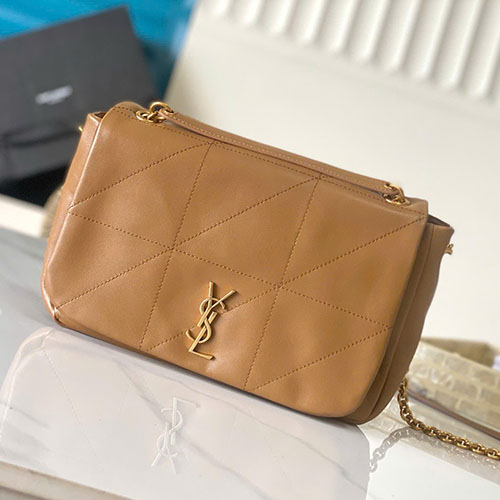 Túi Xách YSL Jamie Large 763475 Màu Nâu Siêu Cấp Size 26 cm