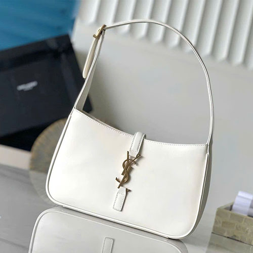 Túi Xách YSL Le 5A7 Hobo 657228 Màu Trắng Siêu Cấp Size 25 cm